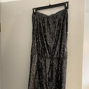 Tibi short grey sequin dress, size small